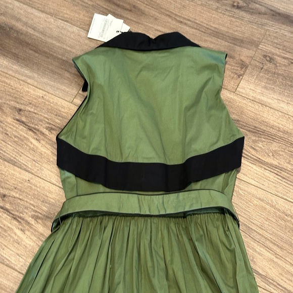 NWT! Kleid Celia Midi Green Tie Waist Dress Size Small - Picture 8 of 12